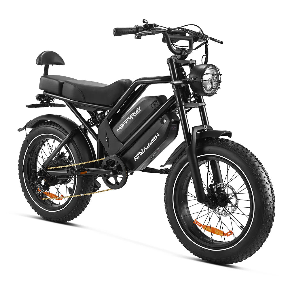 HappyRun G70 2000W Dual Battery Fast Electric Cargo Bike