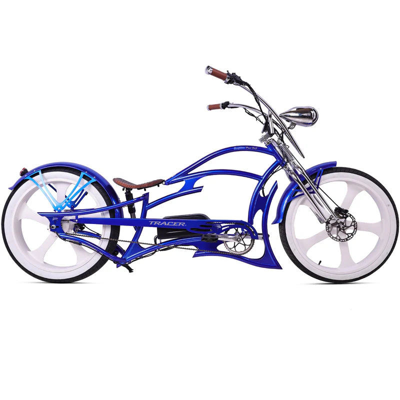 Raptor Pro DS 800W Stretch Cruiser Ebike