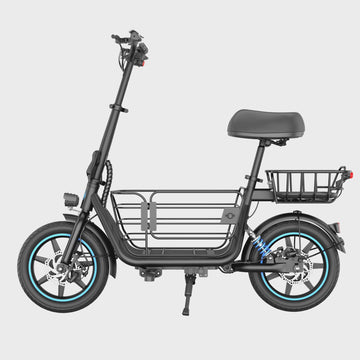 Gyroor C1S Electric Scooter with Seat – 550W, 36V 7.8Ah, 20-Mile Range