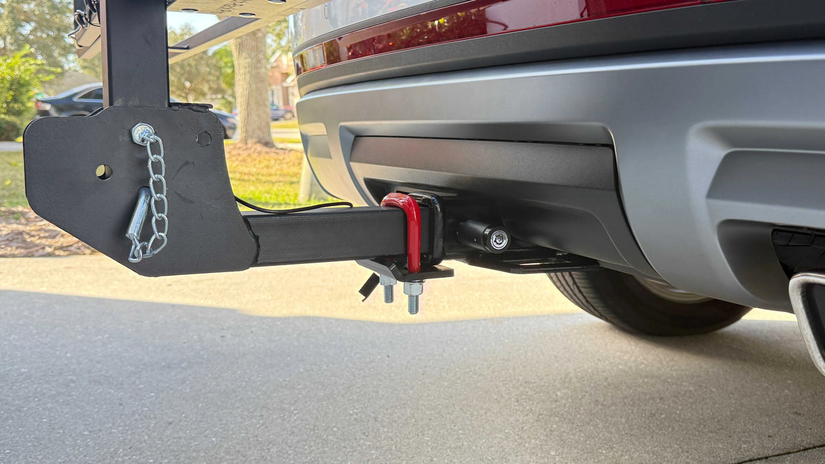 eTrike Hitch Rack - SD 32-65 | 250 lb Platform Carrier with Folding Ramp