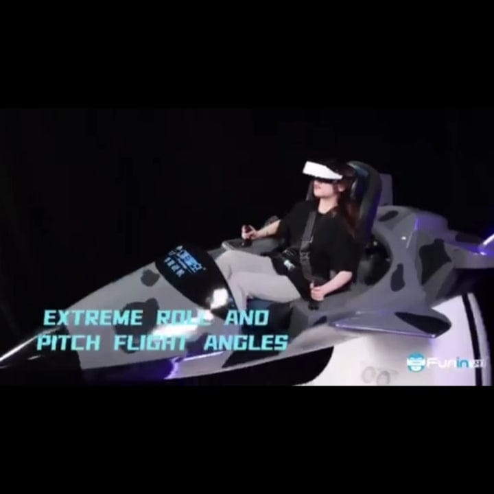 Virtual Reality Racing, Airplane & Roller Coaster Simulator