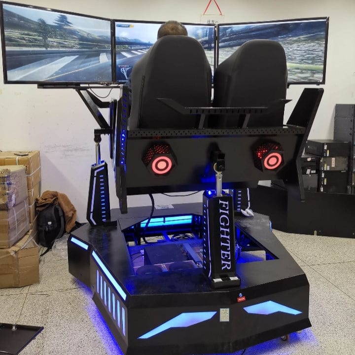 Virtual Reality Racing, Airplane & Roller Coaster Simulator