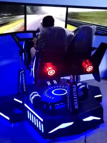 Virtual Reality Racing, Airplane & Roller Coaster Simulator