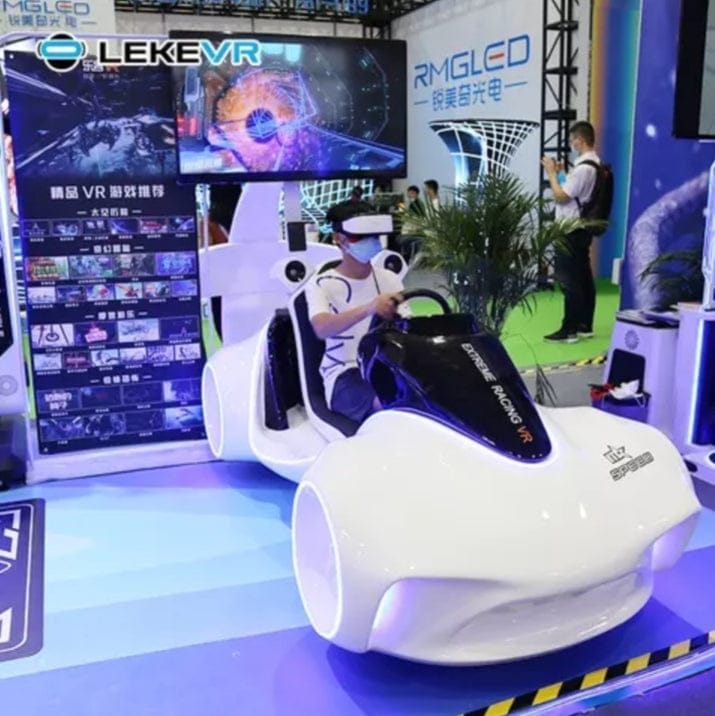 Virtual Reality Racing, Airplane & Roller Coaster Simulator