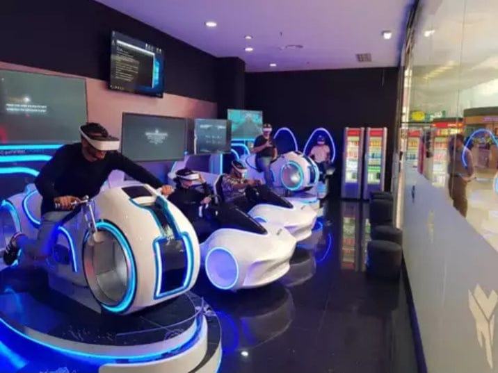 Virtual Reality Racing, Airplane & Roller Coaster Simulator