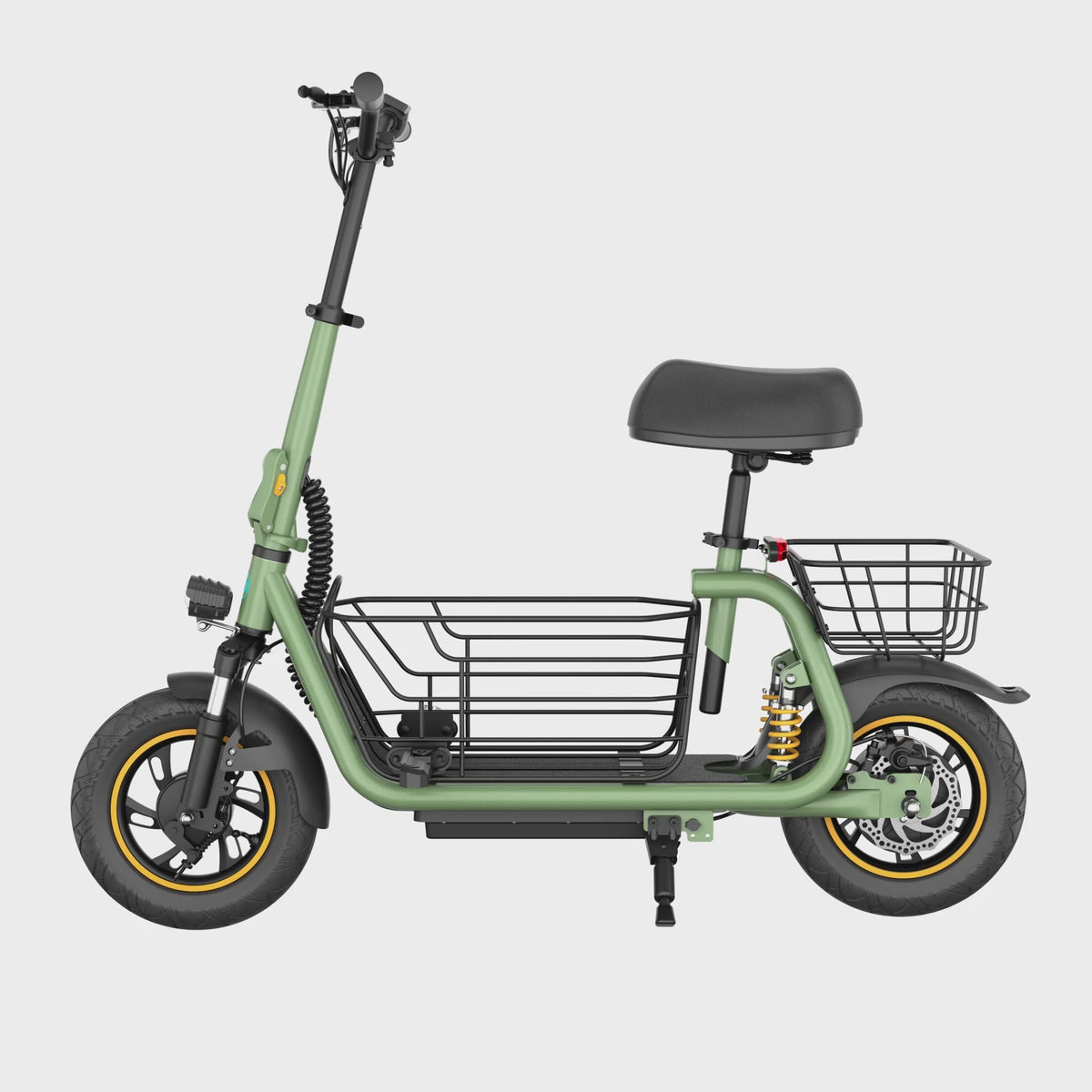 Gyroor C1 Pro 550W Electric Scooter with Seat – Dual Suspension, 25-Mile Range