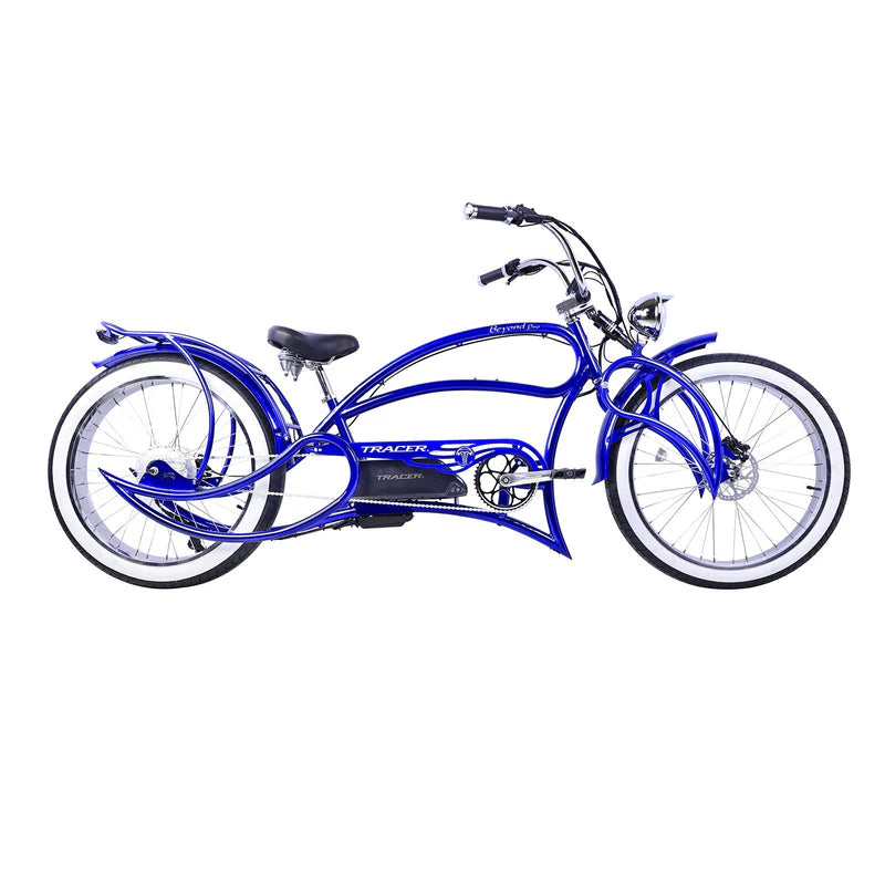 Tracer Beyond Pro 1000W 26" Classic Stretch Chopper Style EBike