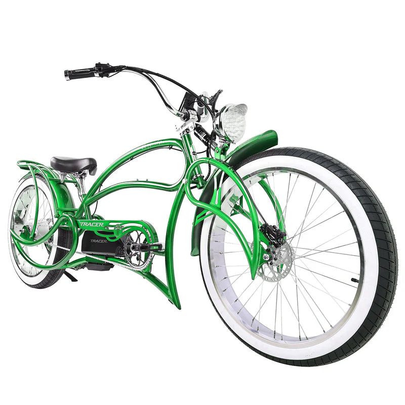 Tracer Beyond Pro 1000W 26" Classic Stretch Chopper Style EBike