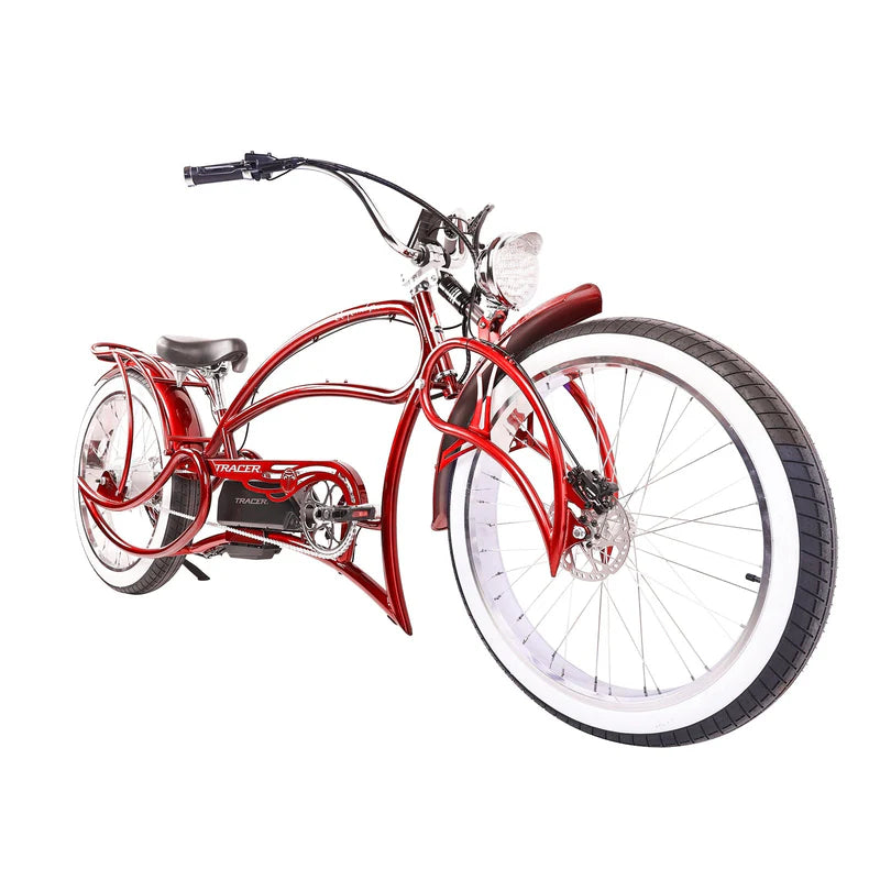 Tracer Beyond Pro 1000W 26" Classic Stretch Chopper Style EBike