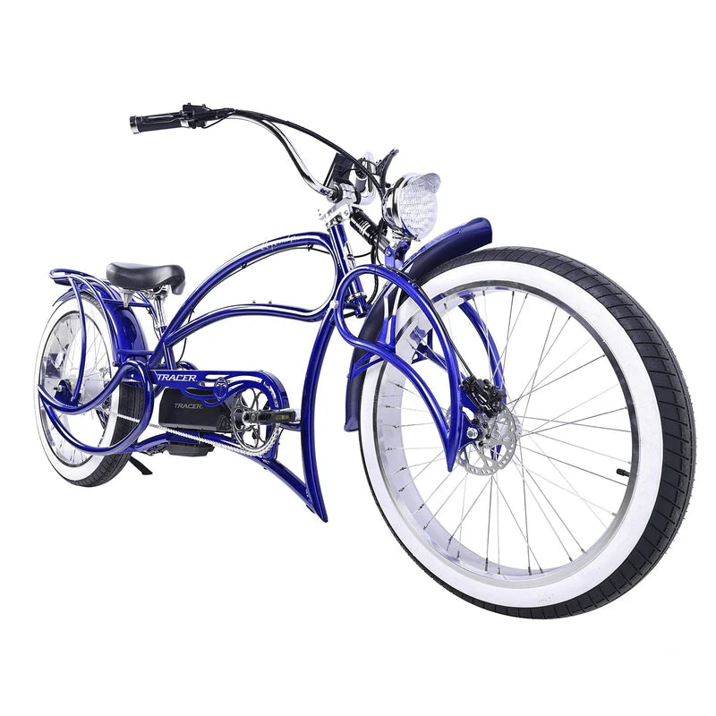 Tracer Beyond Pro 1000W 26" Classic Stretch Chopper Style EBike