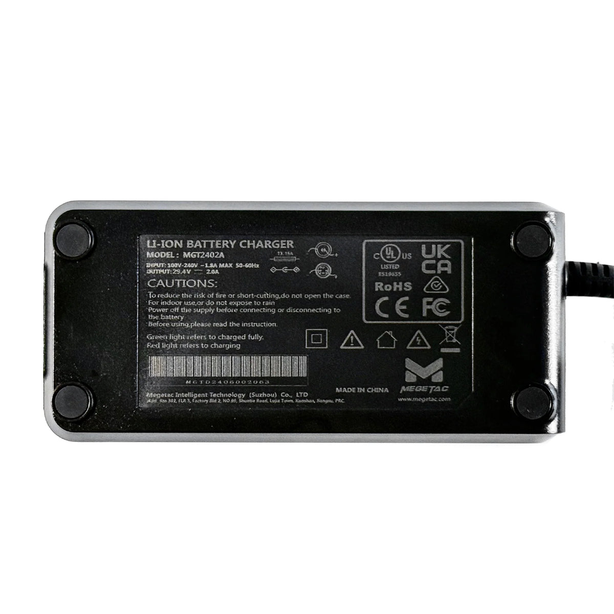 EUNORAU 24V2A 1.0 US/CA EKIDS Ebike Charger