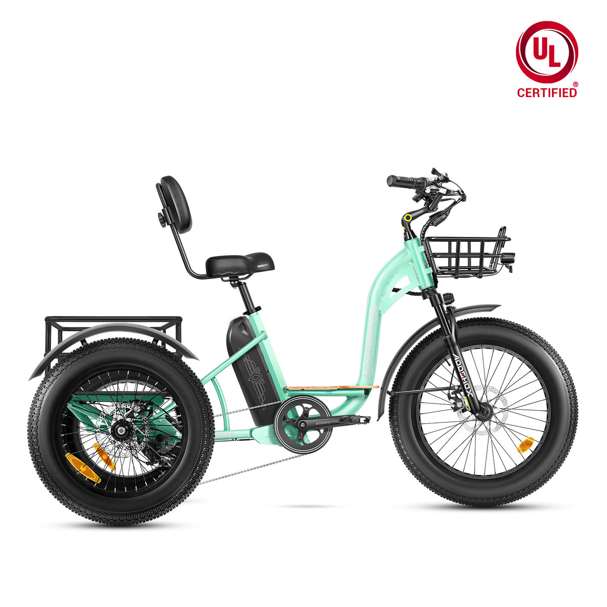 Grandtan M-340 Full-Suspension Fat Tire Electric Trike