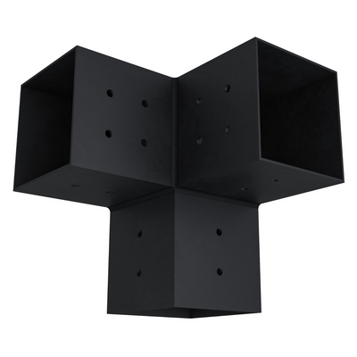 Pergola 3-Arm Post Bracket (for 4x4 Wood Posts)