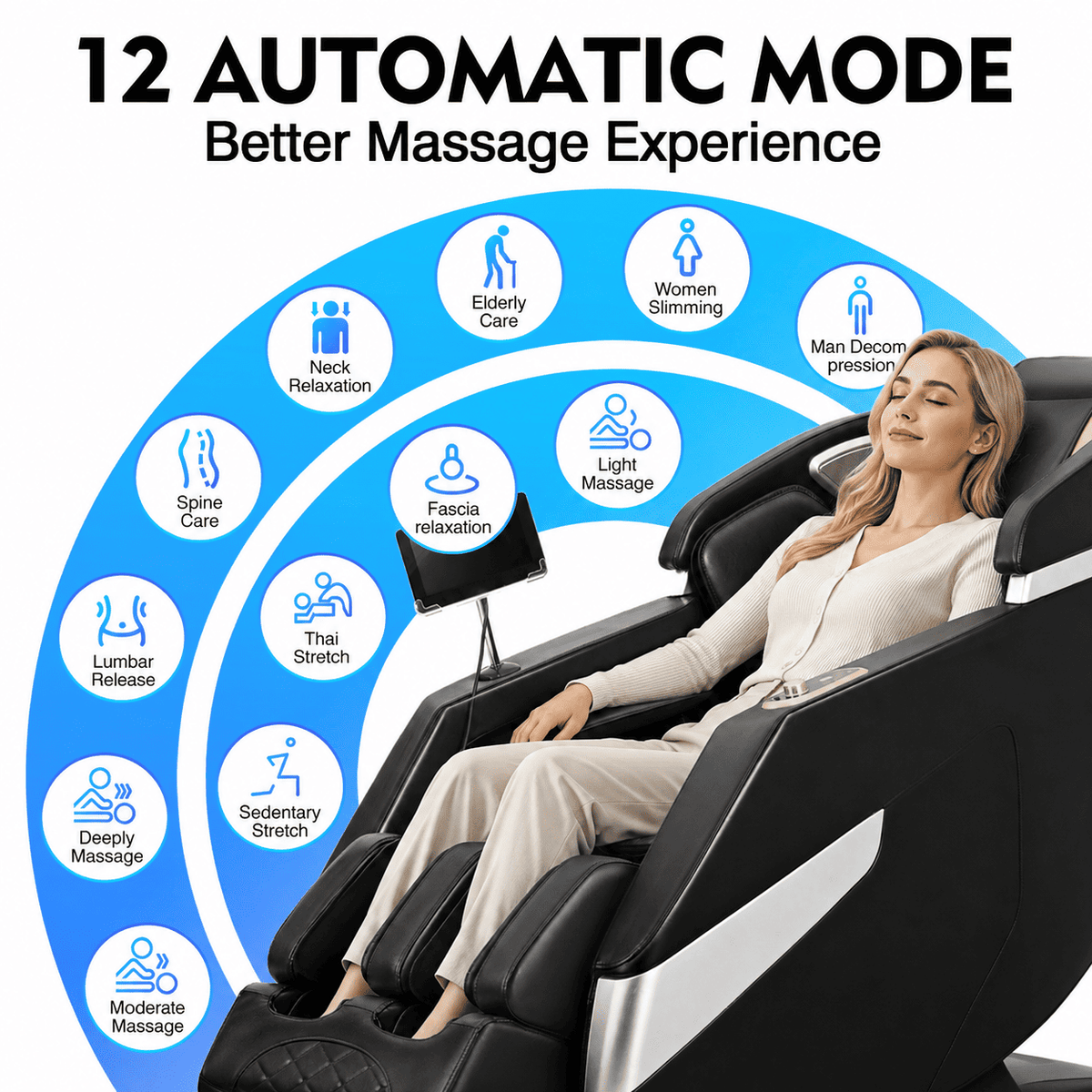 Kollecktiv 205 Zero Gravity 4D Massage Chair