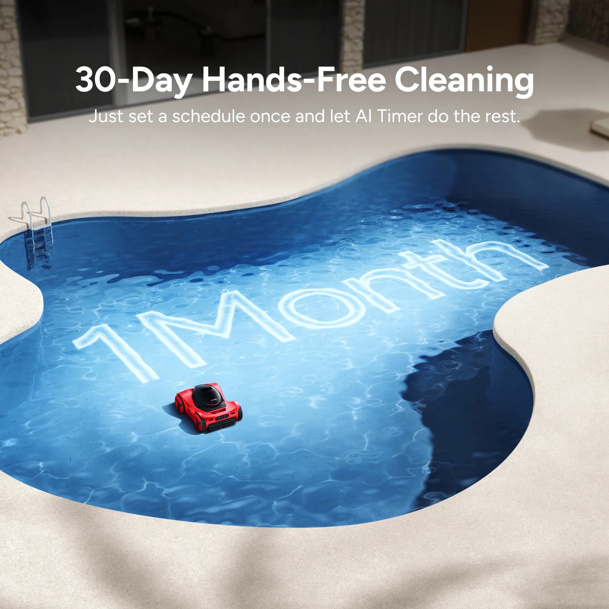 iGarden Robotic Pool Cleaner M1-AI 45