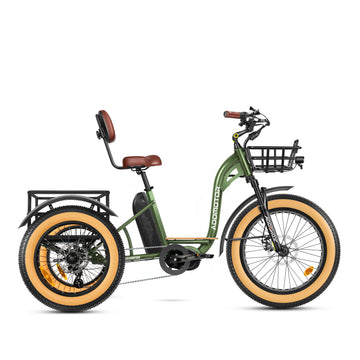 Grandtan Turbo 1000W Mid-Drive Fat Tire Electric Trike