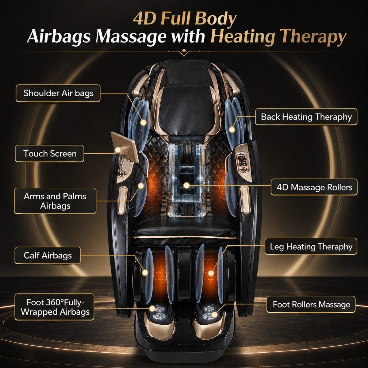 Kollecktiv 202 Zero Gravity 4D Massage Chair