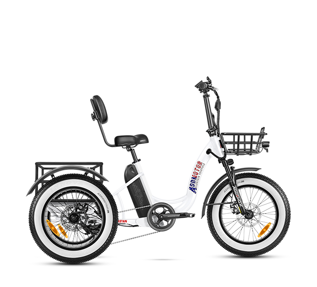Triketan M-330 Step-Through Fat Tire Electric Trike