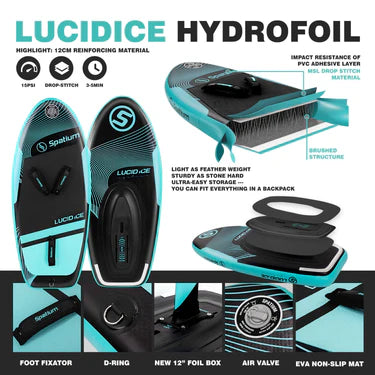 Spatium Hydrofoil Board Sets Lucid Ice