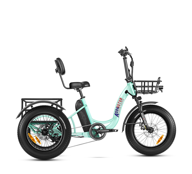 Triketan M-330 Step-Through Fat Tire Electric Trike