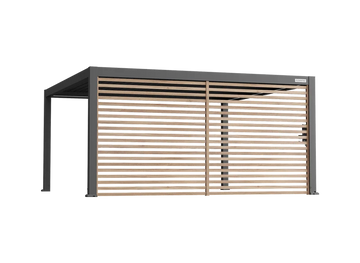 Wood-Grain Slat Walls
