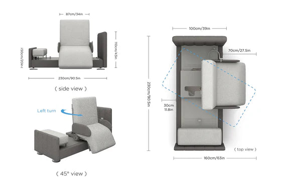 StarSleep Orin Smart Rotating Bed for Seniors