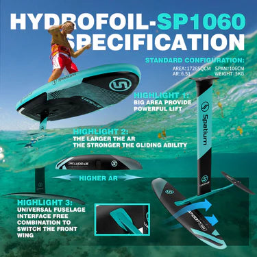 Spatium Hydrofoil Board Sets Lucid Ice