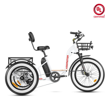 Grandtan M-340 Full-Suspension Fat Tire Electric Trike