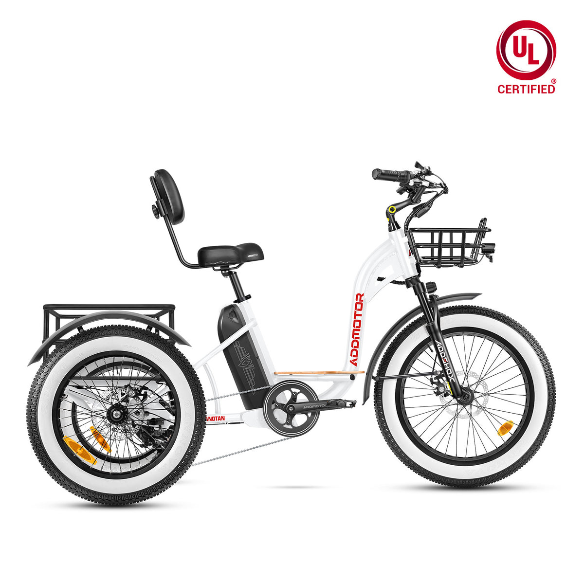 Grandtan M-340 Full-Suspension Fat Tire Electric Trike