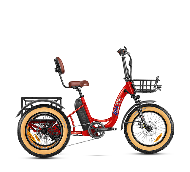 Triketan M-330 Step-Through Fat Tire Electric Trike