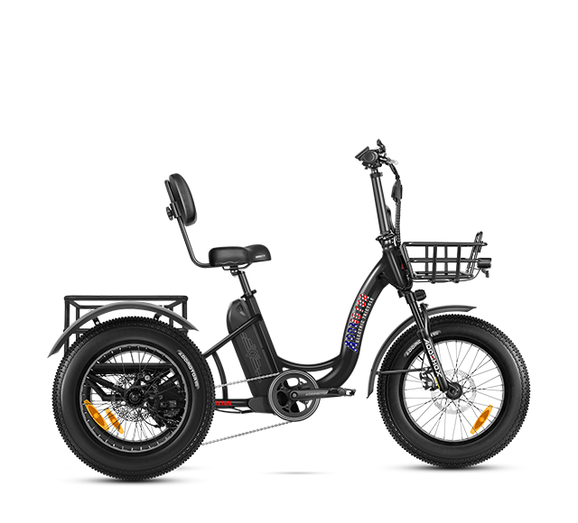 Triketan M-330 Step-Through Fat Tire Electric Trike