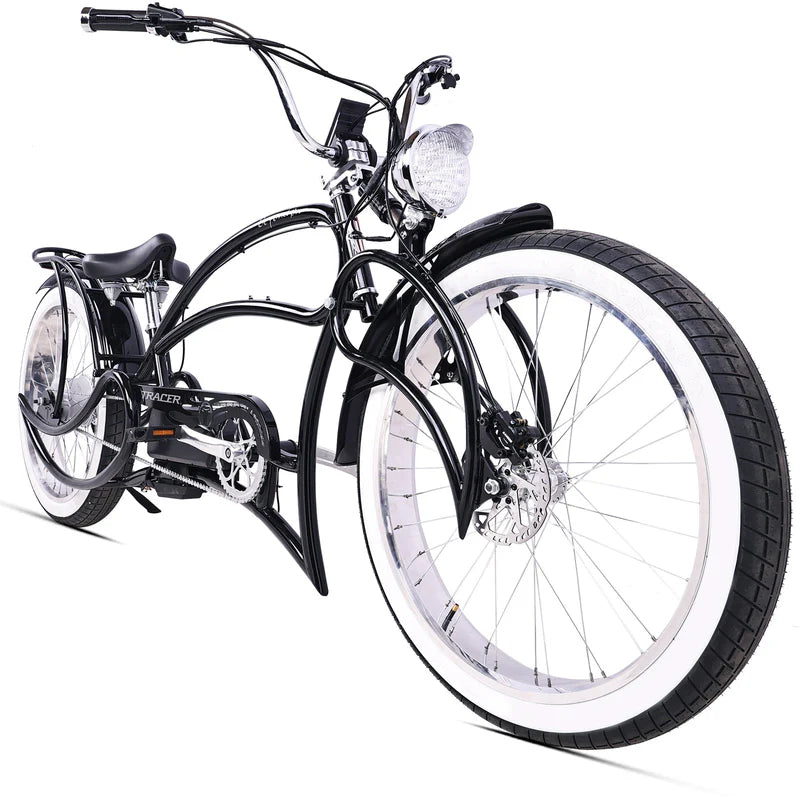 Tracer Beyond Pro 1000W 26" Classic Stretch Chopper Style EBike