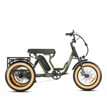 Soletri II M-366X Full-Suspension Passenger Electric Trike