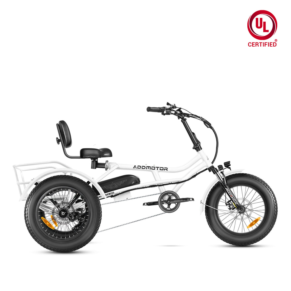 Arisetan II M-360 Semi-Recumbent Fat Tire Electric Trike