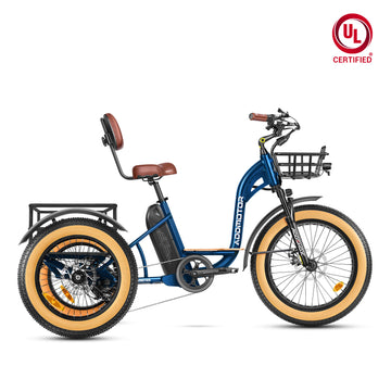 Grandtan M-340 Full-Suspension Fat Tire Electric Trike