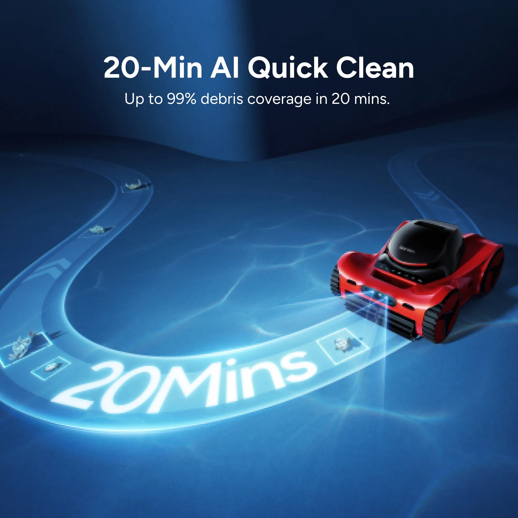 iGarden Robotic Pool Cleaner M1-AI 45