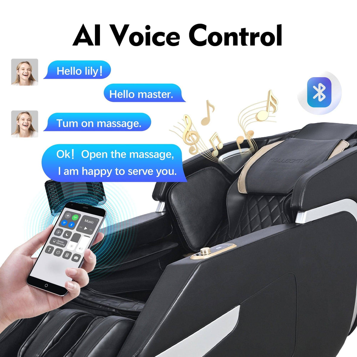 Kollecktiv 205 Zero Gravity 4D Massage Chair