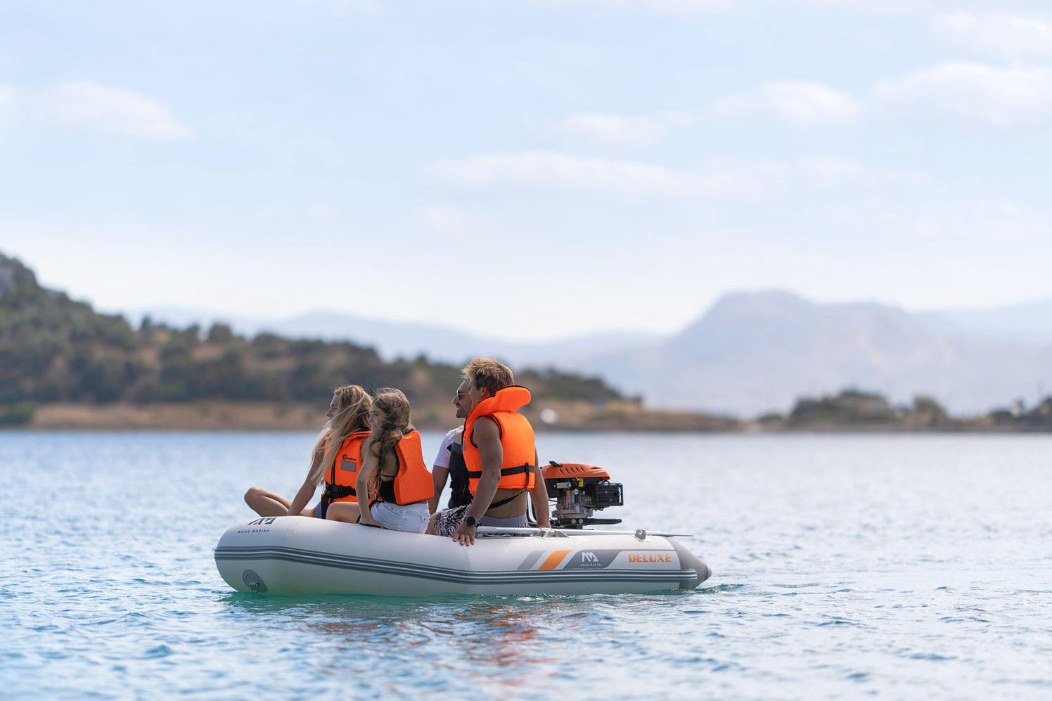 Aqua Marina A-DELUXE 3M With Wooden Deck Inflatable Speed Boat