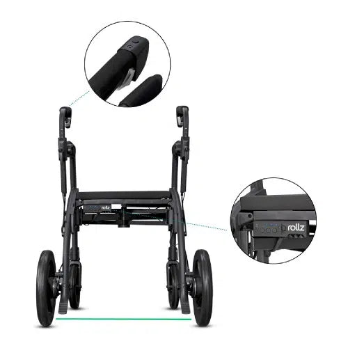 Rollz Motion Rhythm Parkinson's Rollator Walker with Adjustable Cues