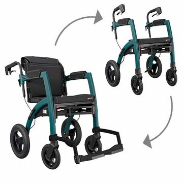 Rollz Motion Performance All-Terrain Rollator Walker & Wheelchair