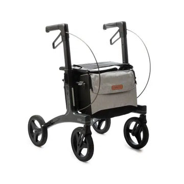 Rollz Air Carbon Fiber Rollator Walker with Seat