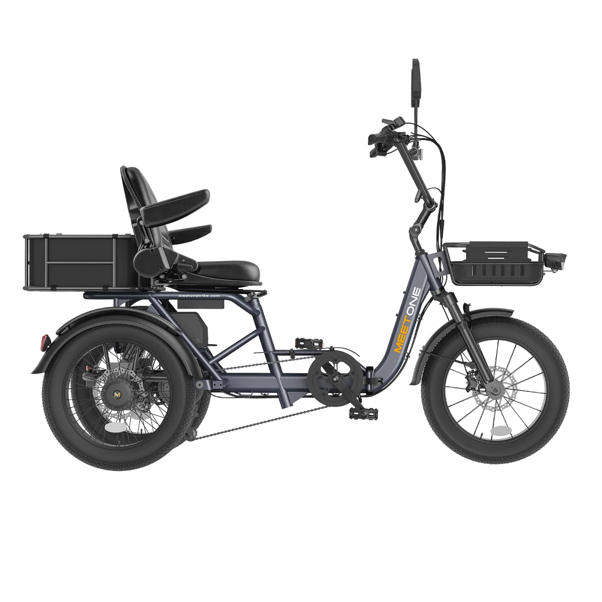 Meet One Breeze Pro 2.0 Full Suspension Fat Tire Electric Trike