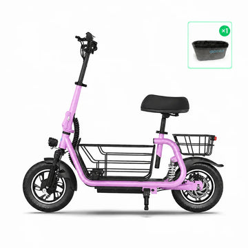 Gyroor C1 Pro 550W Electric Scooter with Seat – Dual Suspension, 25-Mile Range