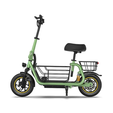 Gyroor C1 Pro 550W Electric Scooter with Seat – Dual Suspension, 25-Mile Range