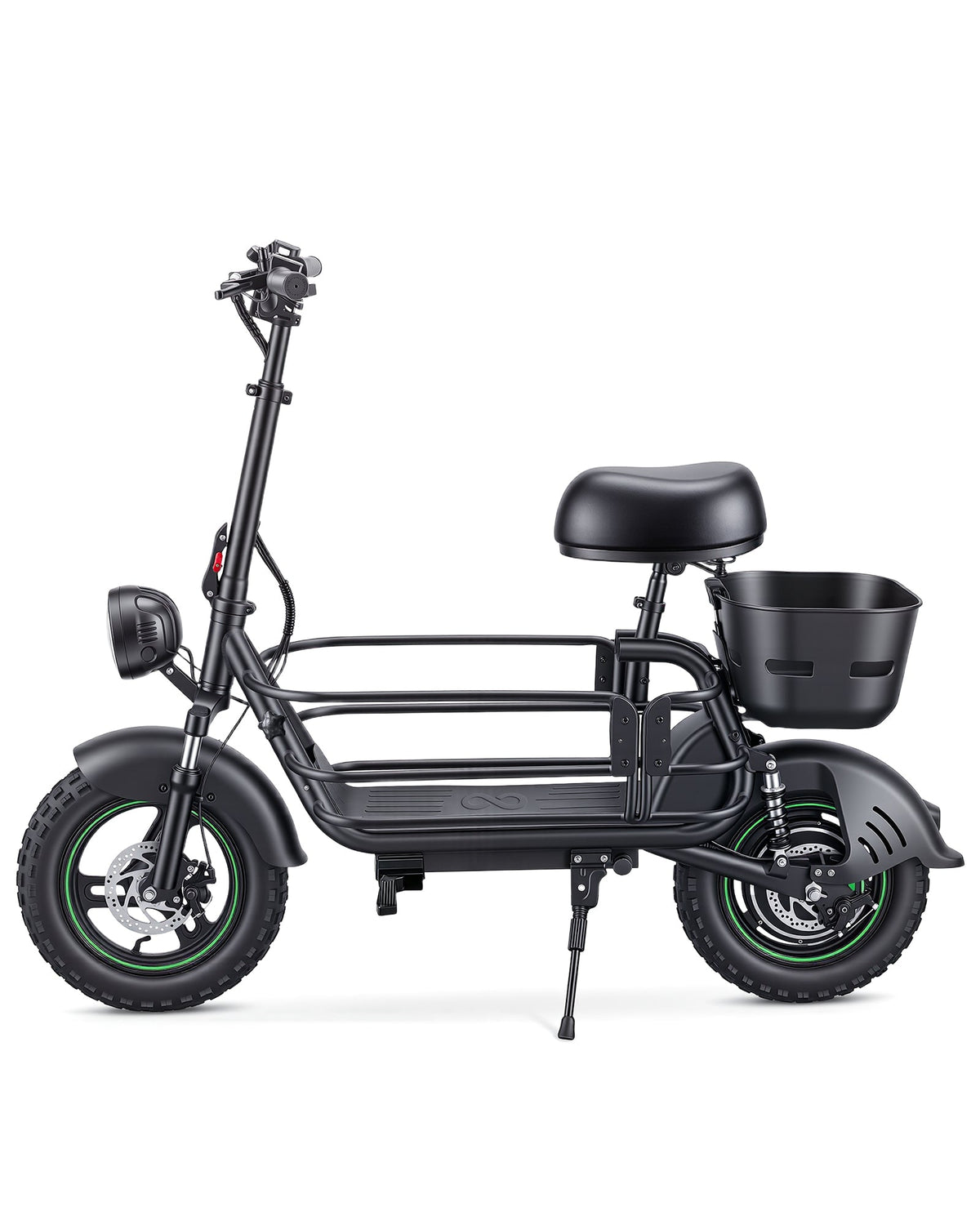Gyroor C1Max 850W Electric Scooter with Seat, Dual Baskets & Pet Carrier (Pre-Order)