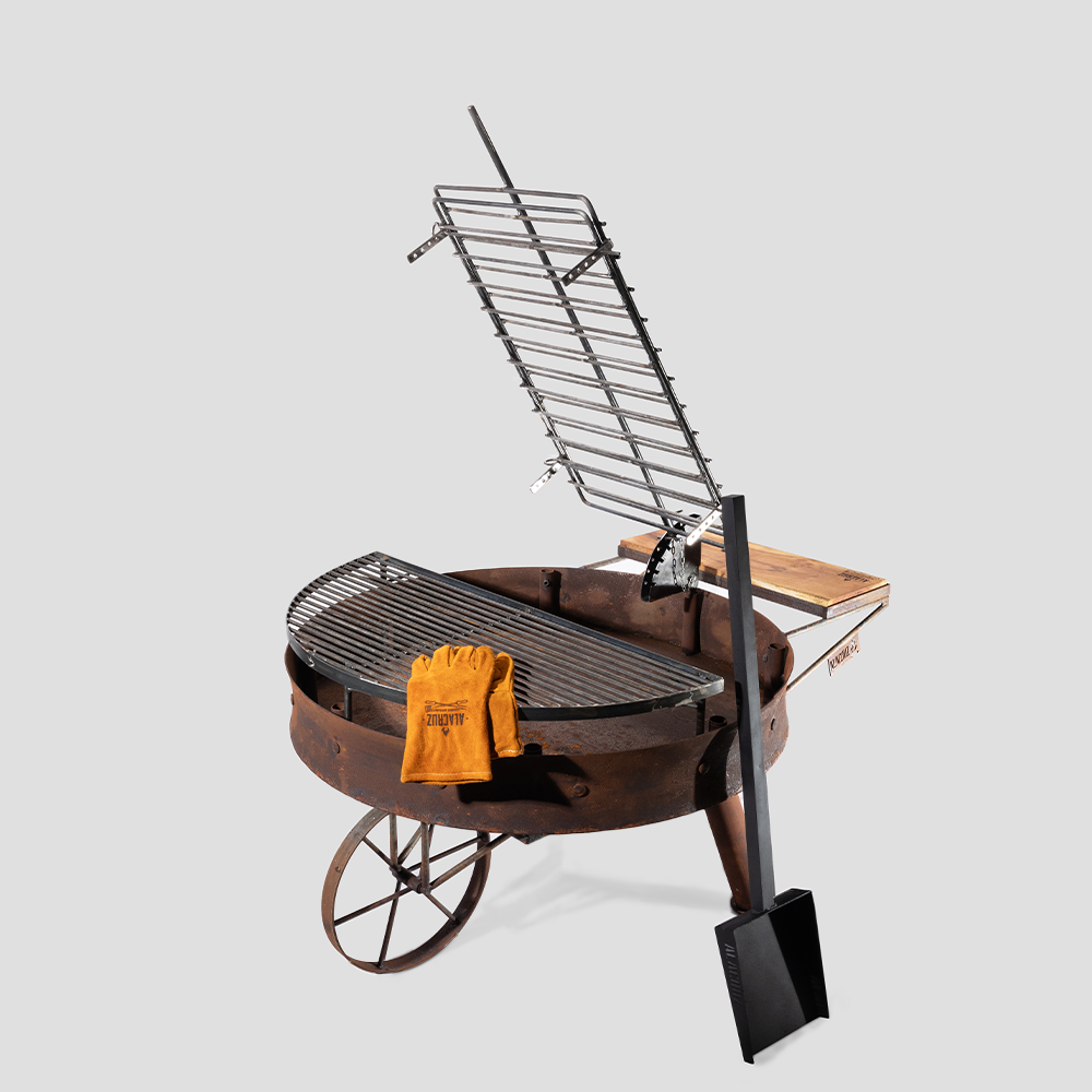 40-Inch Campero 100 Argentine Open Fire Grill – Outdoor BBQ Grill