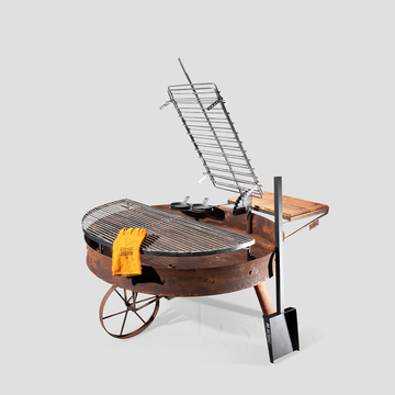 47-Inch Campero Argentine Open Fire Grill – Full Plus Outdoor BBQ