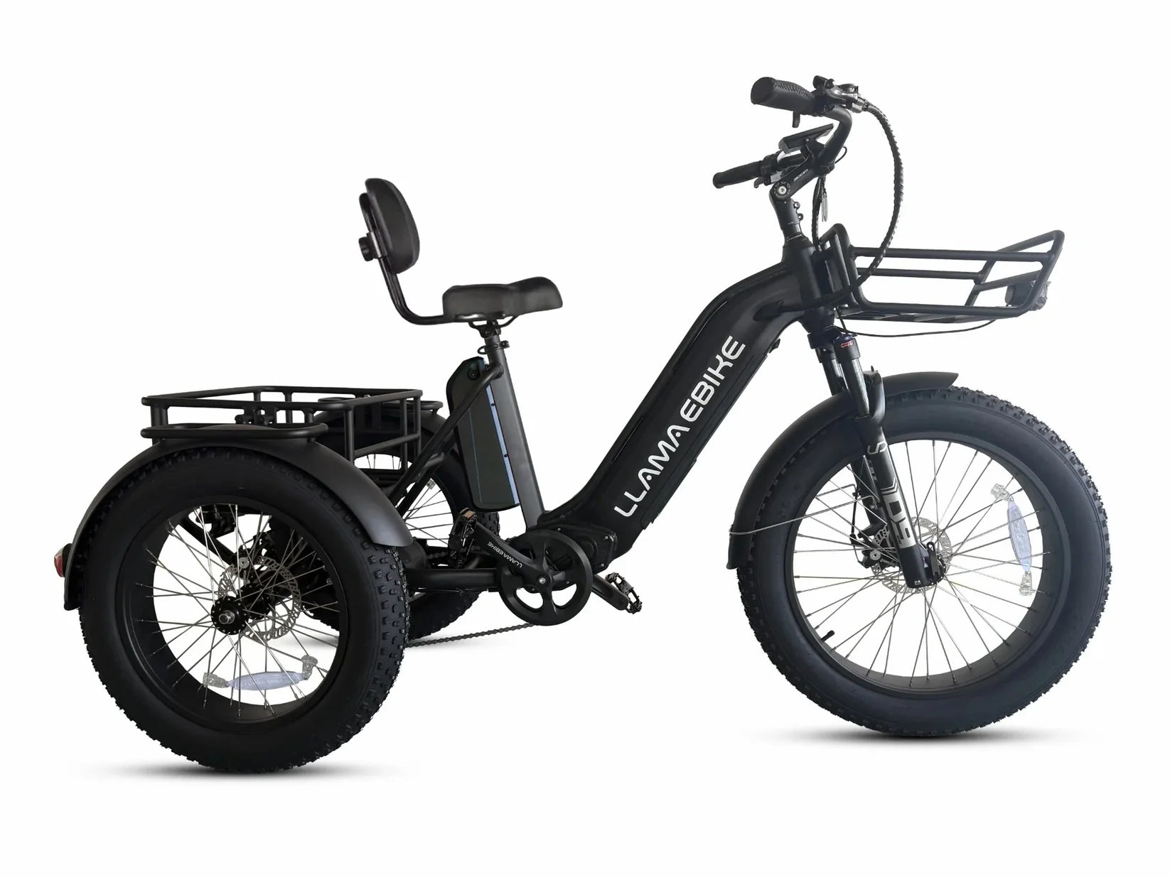 LLAMA Trike CT11 Fat Tire Electric Cargo Trike with NFC Unlock & Optional IoT