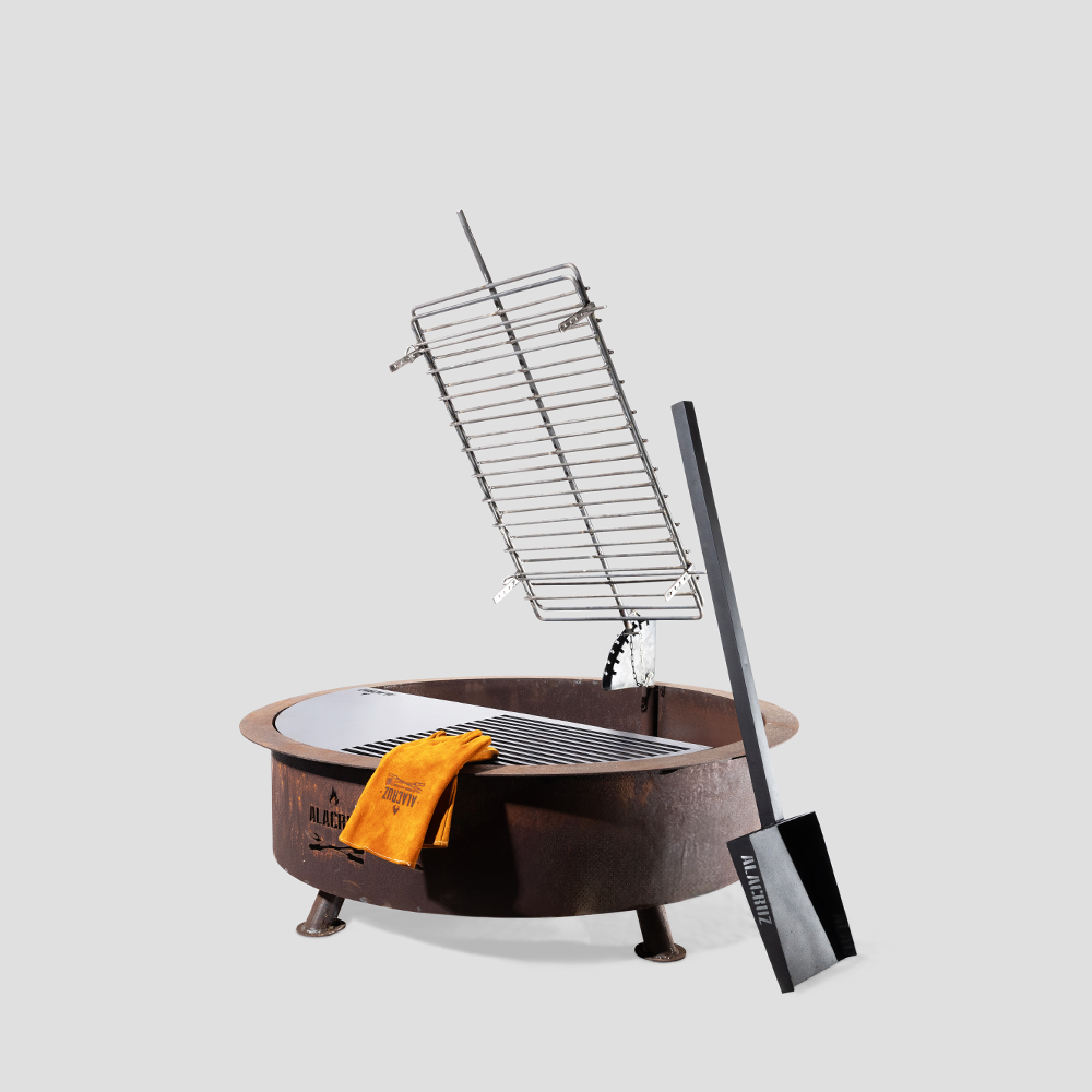 40-Inch Cuyano Argentine Open Fire Grill – Compact Outdoor BBQ