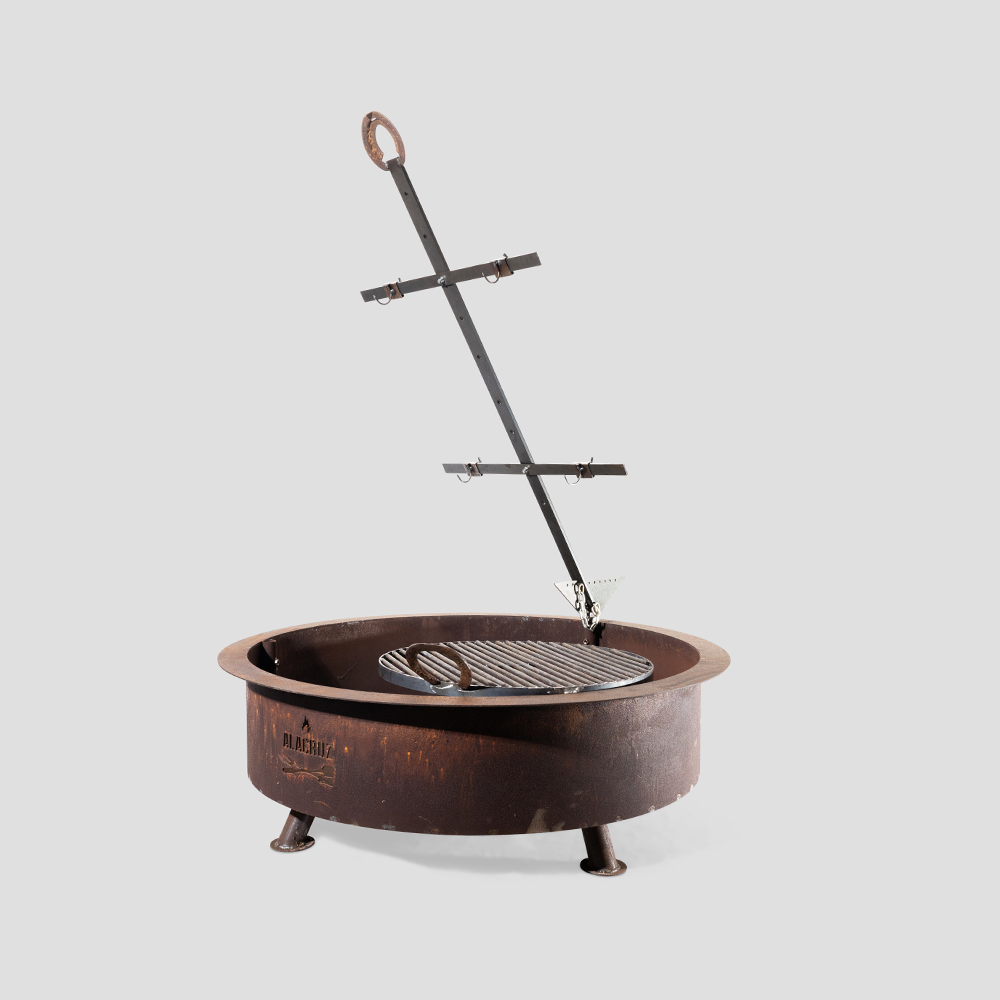 40-Inch Cuyano Argentine Open Fire Grill – Compact Outdoor BBQ